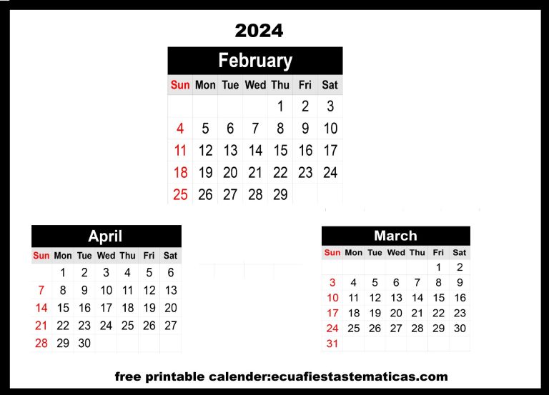 Black February to April 2024